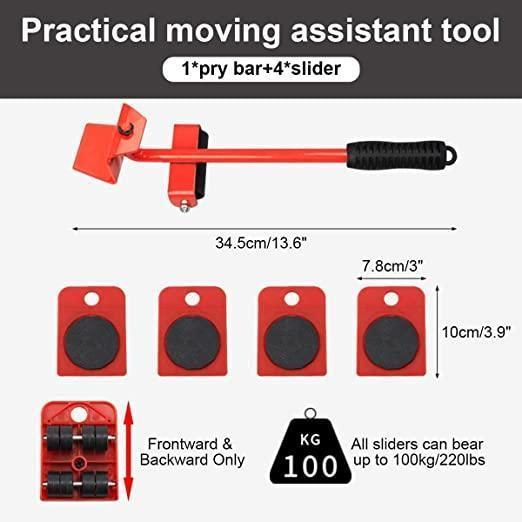 Furniture Lifter & Mover Tool Set – Heavy-Duty Shifting Made Effortless