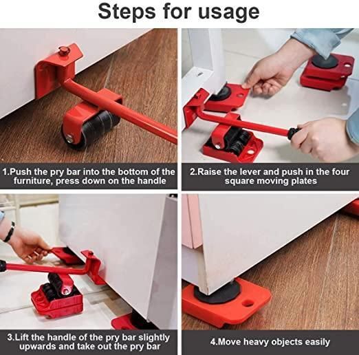 Furniture Lifter & Mover Tool Set – Heavy-Duty Shifting Made Effortless